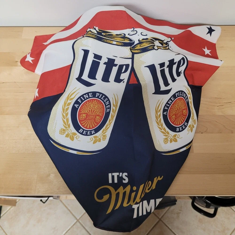 Miller Lite Cowboy Hat OSFM Blue Barefoot Country Music Fest 5th Anniversary